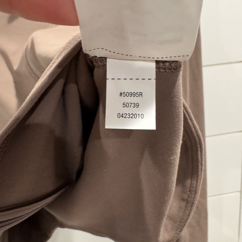 Spanx brown smooth on form full zip jacket in Smoke - Picture 8 of 9